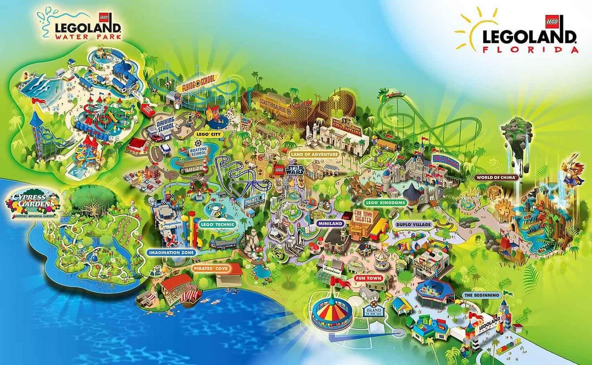 δανία legoland χάρτης