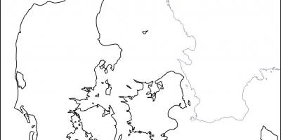 Χάρτης της δανίας, το περίγραμμα